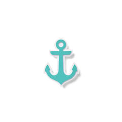 Bogg Bit - Turquoise Anchor