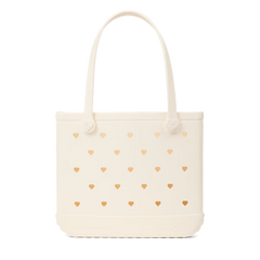 Baby Bogg Bag - Cut Out Heart Coconut