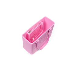 Bitty Bogg Bag - Cut Out Heart Pink Taffy